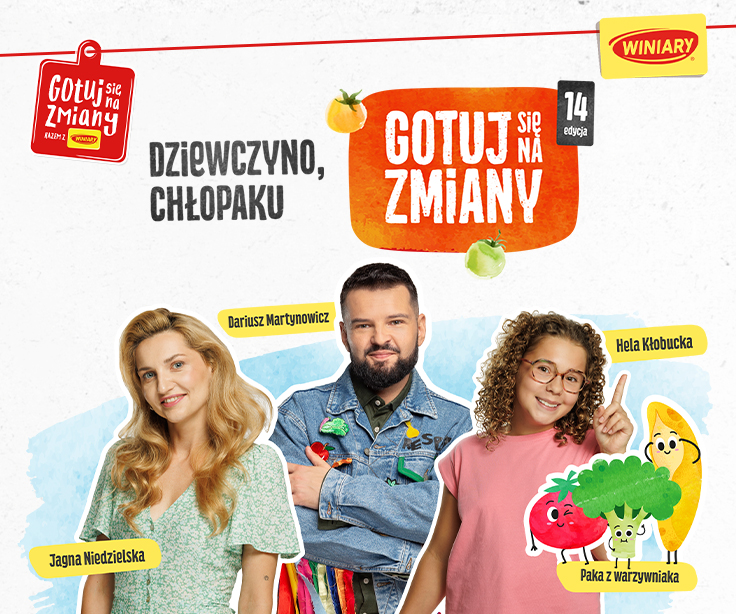 "Gotuj się na zmiany". To już 14. edycja programu edukacyjnego Winiary