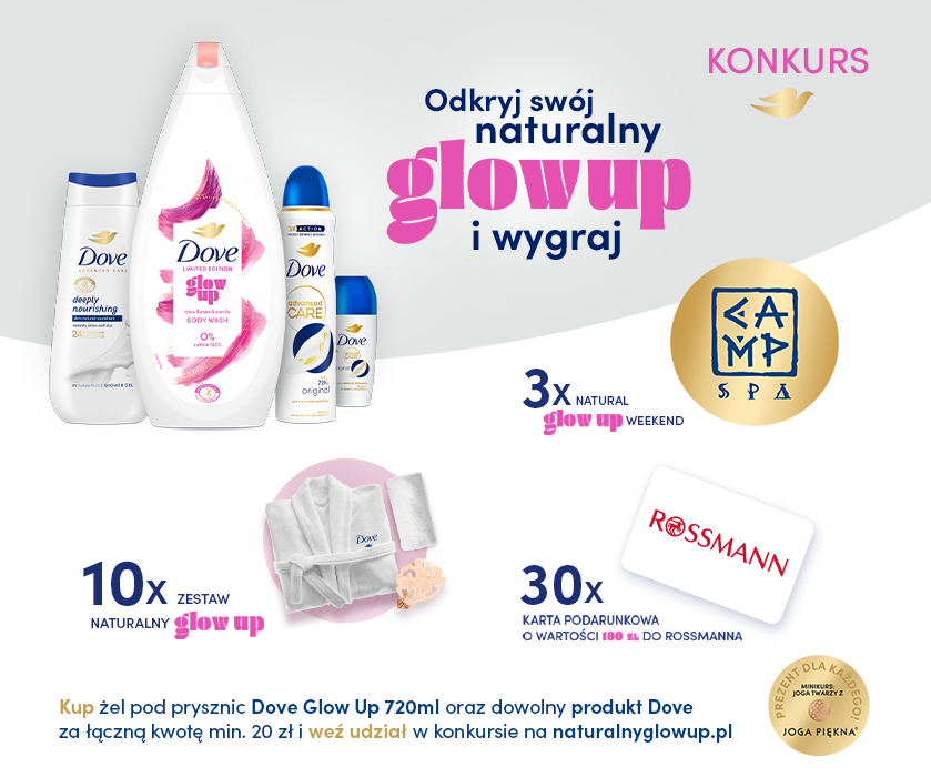 ODKRYJ SWÓJ NATURALNY GLOW UP I WYGRAJ