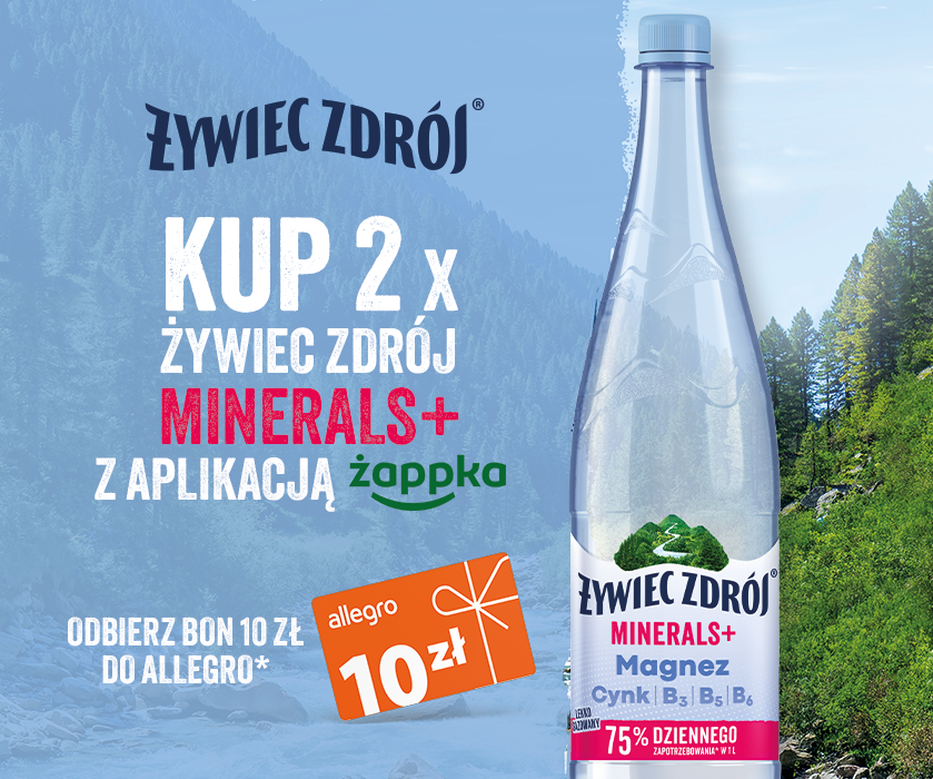 Żywiec Zdrój Minerals+ z aplikacją Żappka