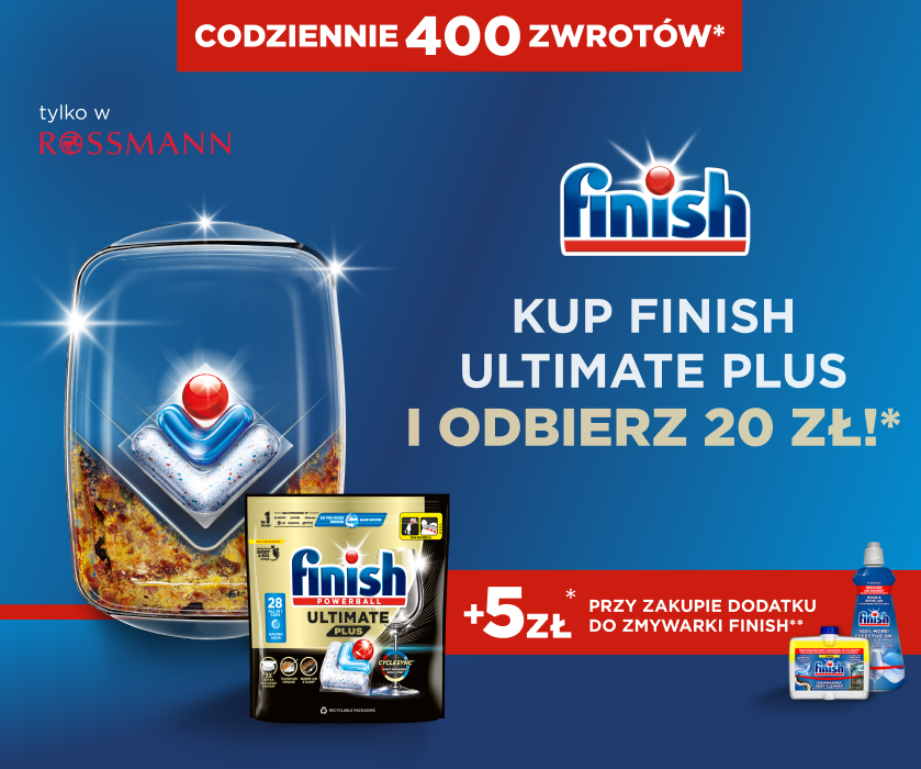 FINISH – BONUS DLA TWOJEJ ZMYWARKI